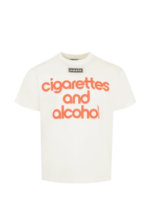 Pleasures Oasis slogan-print T-shirt - White
