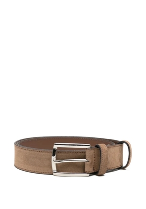 ERALDO suede buckle-fastening belt - Neutrals