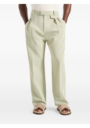 Manière De Voir Pierre pleated tailored trousers - Green