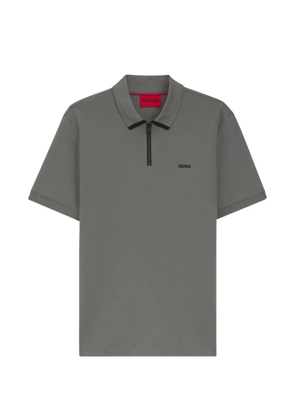 HUGO half-zip polo shirt - Grey