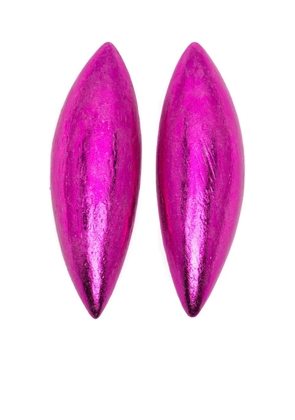 Monies Nimara pointed clip-on earrings - Silver