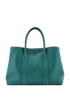 Hermès Pre-Owned Garden Party Leather 30 tote bag - Green