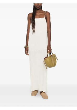 RAME crinkled-finish spaghetti-strap dress - Neutrals