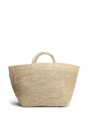 IBELIV Vanilla woven-design tote bag - Neutrals