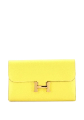 Hermès Pre-Owned Constance Wallet Epsom Long small wallets - Yellow