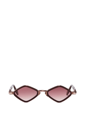 John Dalia Lana geometric-frame sunglasses - Red
