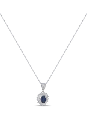 LB Exclusive sapphire and diamond necklace - Silver