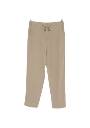 IMPERIAL drawstring elasticated-waist trousers - Green