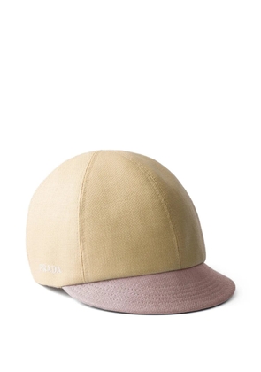 Prada canvas cap - Neutrals