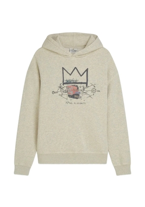 Scotch & Soda x Basquiat graphic-print hoodie - Neutrals
