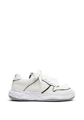 Maison MIHARA YASUHIRO Wayne bouclé-knit chunky-sole sneakers - White