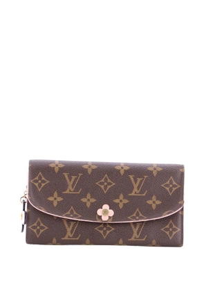 Louis Vuitton Pre-Owned Emilie Wallet Limited Edition Blooming Flowers Monogram Canvas small wallets - Brown