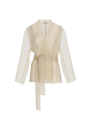 Antonelli belted jacket - Neutrals