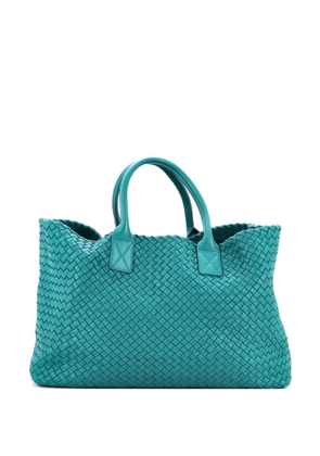 Bottega Veneta Pre-Owned Cabat Intrecciato Nappa Medium tote bag - Green