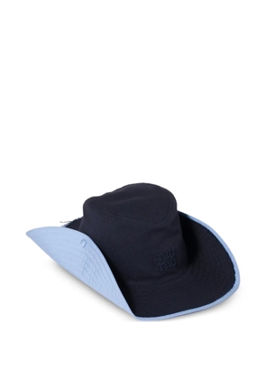 Miu Miu drill cowboy hat - Blue