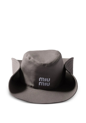Miu Miu drill hat - Grey