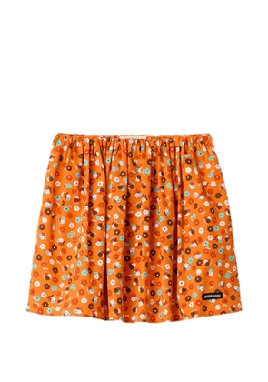 Miu Miu poplin skirt - Orange