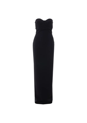 Solace London Keaton sweetheart-neck maxi dress - Black