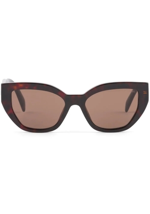 Prada Eyewear cat-eye tortoiseshell-effect sunglasses - Brown