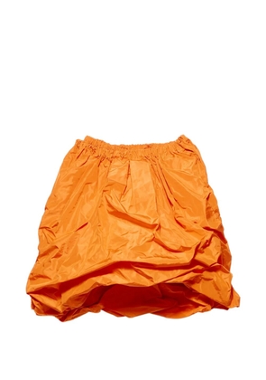 Prada technical taffeta skirt - Orange