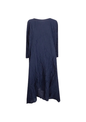 Daniela Gregis crinkled linen dress - Blue