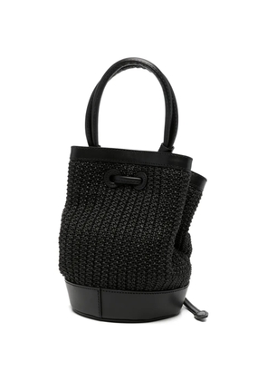 Juun.J drawstring tote bag - Black