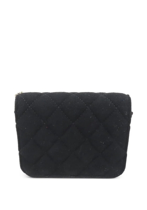CHANEL Pre-Owned mini quilted CC shoulder bag - Black