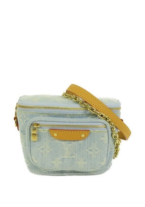 Louis Vuitton Pre-Owned denim monogram belt bag - Blue