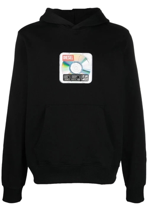Diesel S-Ginn logo-print hoodie - Black