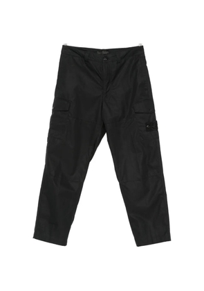 Stone Island logo-patch cargo pants - Black