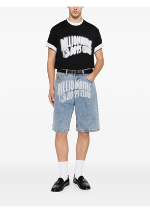 Billionaire Boys Club logo-print denim shorts - Blue