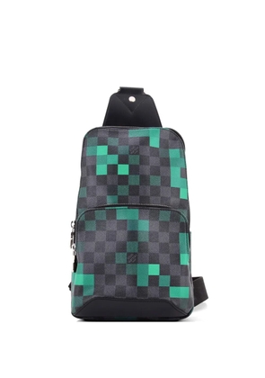 Louis Vuitton Pre-Owned Avenue Sling Bag Limited Edition Damier Graphite Pixel shoulder bag - Green