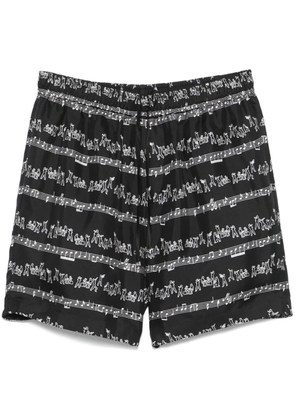 AMIRI Jazz Band shorts - Black