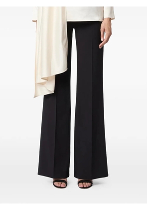 Elisabetta Franchi logo-plaque trousers - Black