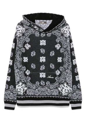 AMIRI bandana hoodie - Black