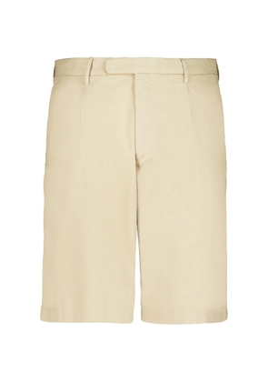 Boglioli straight-fit pleated shorts - Neutrals