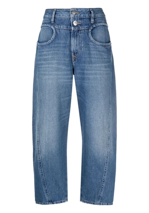Diesel high-rise cropped trousers - Blue