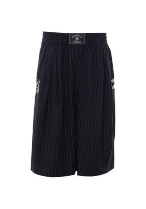 adidas x Willy Chavarria striped shorts - Blue
