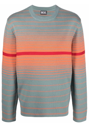 Diesel knitted striped jumper - Grey
