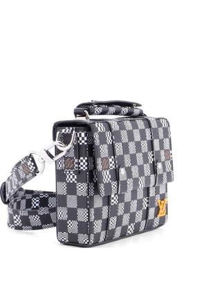 Louis Vuitton Pre-Owned Flap Soft Trunk Messenger Bag Limited Edition Distorted Damier crossbody bag - Black