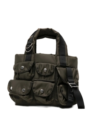 sacai multi-pocket tote bag - Green