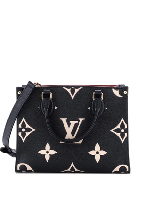 Louis Vuitton Pre-Owned OnTheGo Bicolor Monogram Empreinte Giant PM tote bag - Black