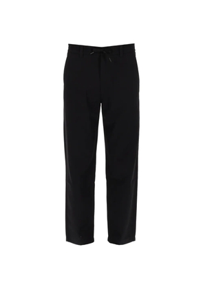 BOSS drawstring-waist trousers - Black