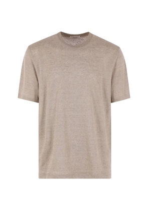Agnona linen T-shirt - Neutrals