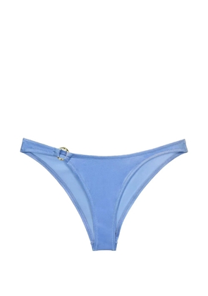 Fleur Du Mal Seduce ring-detail bikini bottoms - Blue