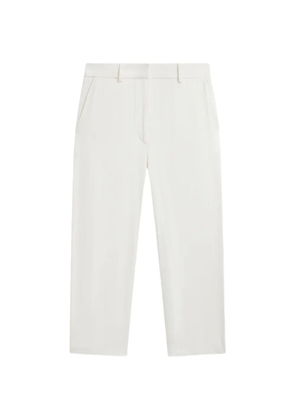 The Frankie Shop Lior cropped belt-loops trousers - White