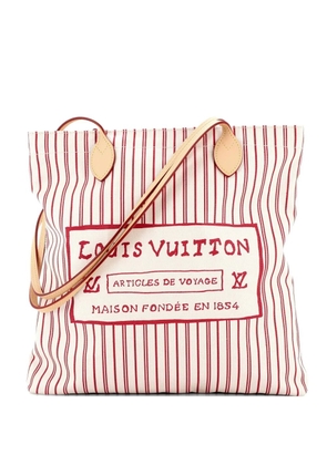 Louis Vuitton Pre-Owned Carry It Limited Edition Grace Coddington Catogram Cotton Canvas tote bag - Neutrals