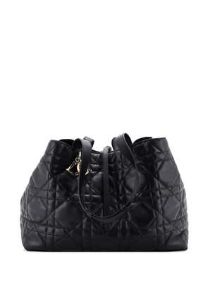 Christian Dior Pre-Owned Toujours Macrocannage Quilt Calfskin Large tote bag - Black