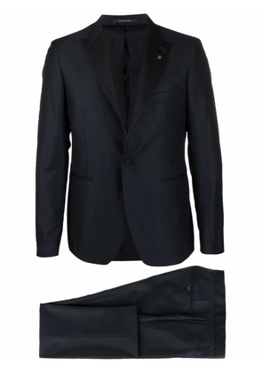 Tagliatore virgin wool single-breasted suit - Black