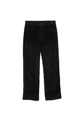 Quetsche sheer-panelled trousers - Black
